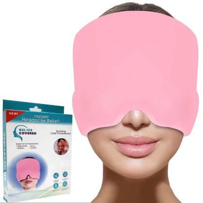 Instant Headache Relief Cap | Cooling Gel Migraine Relief Hat | Hot & Cold Therapy for Head Comfort