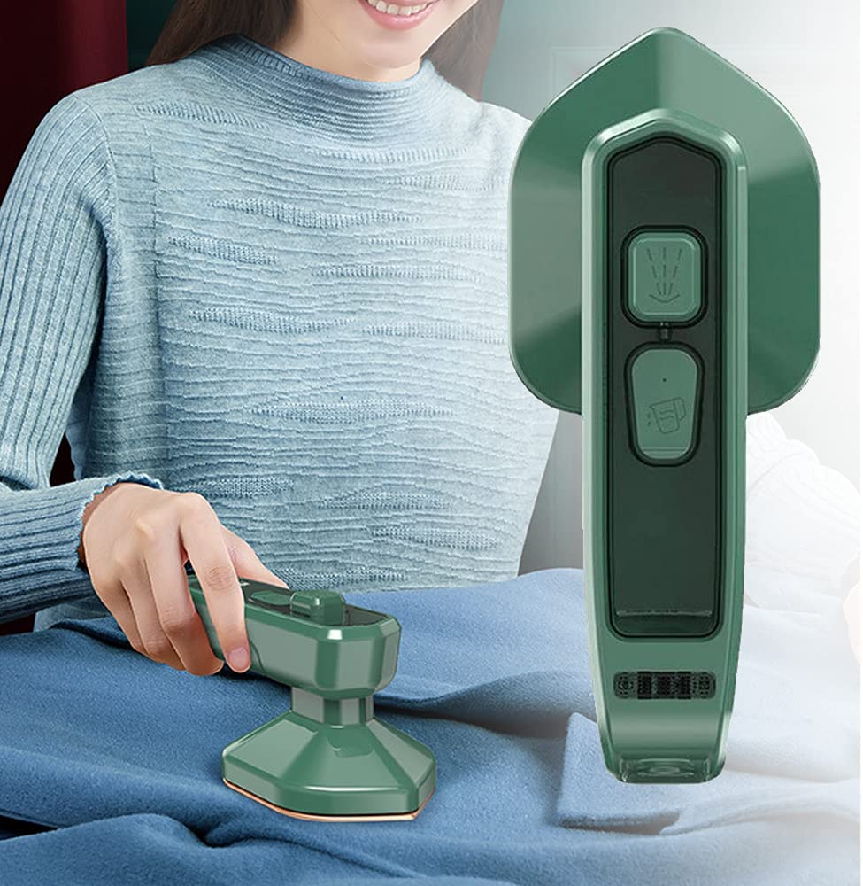 Portable Mini Steam Iron for Clothes – Compact Travel Iron with Water Spray & 360° Coverage