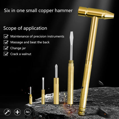 Gold Multi-Function Watch Repair Tool Kit | Precision Watchmaker Hammer & Screwdriver Set