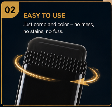 Hair Dye Comb Applicator – Easy Hair Coloring Brush Comb for Men & Women